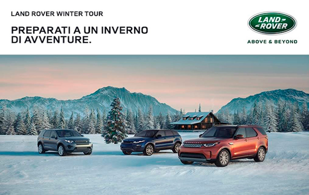 Evento Land Rover Winter Tour Cortina Belluno